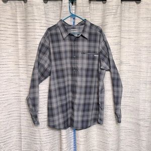 Columbia Omni-Wick flannel shirts are designed with moisture-wicking technology.